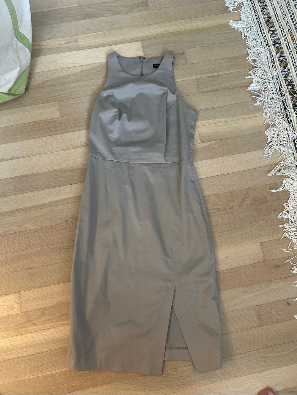Banana Republic Taupe Midi Dress